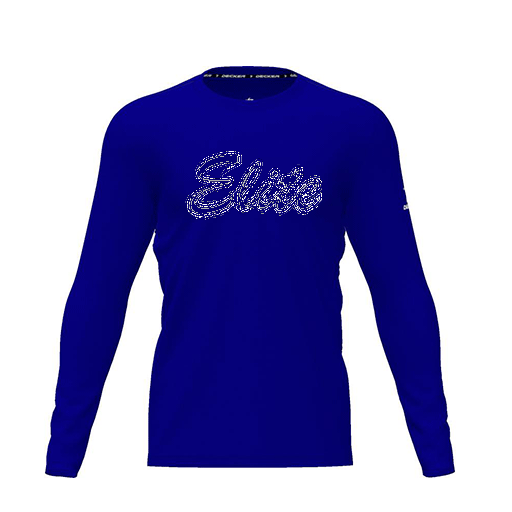 [CUS-DRIF-TEES-PER-CNK-LSL-RYL-YXS-LOGO3] Dri Fit Performance T-Shirt (Youth XS, Royal, Logo 3, Long Sleeve)