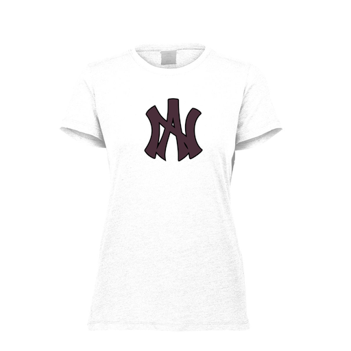 [FTSCUBWH-FAXS-LOGO2] Decker Women's Tri-Blend T-Shirt - Short Sleeve (Female Adult XS, White, Logo 2)