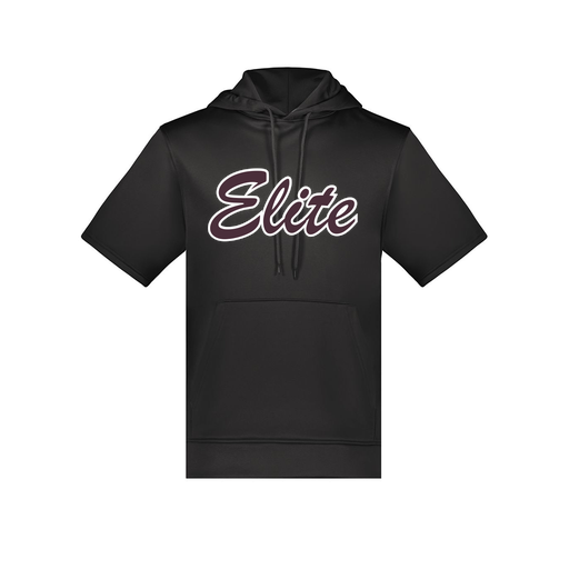 [6871.080.S-LOGO3] Men's Dri Fit Short Sleeve Hoodie (Adult S, Black, Logo 3)