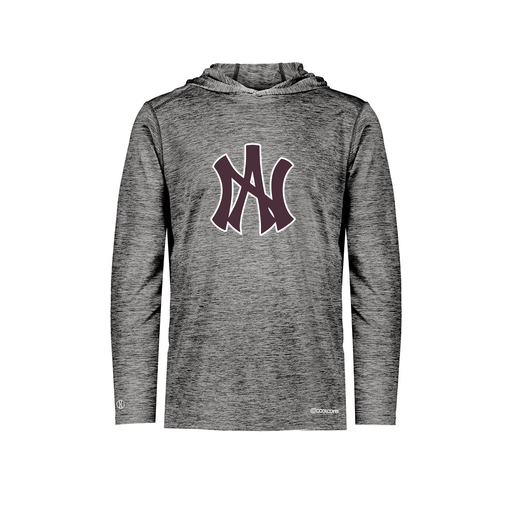 [FOLHCGBK-AS-LOGO1] Decker Men's Charge Hoodie (Adult S, Black, Logo 1)