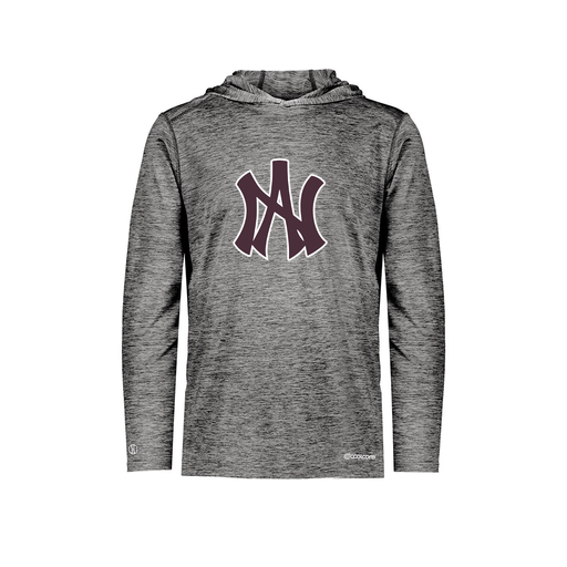 [FOLHCGBK-YS-LOGO1] Decker Youth Charge Hoodie (Youth S, Black, Logo 1)