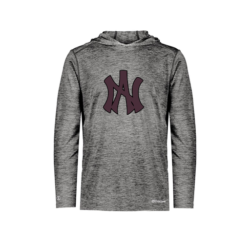 [FOLHCGBK-YS-LOGO2] Decker Youth Charge Hoodie (Youth S, Black, Logo 2)