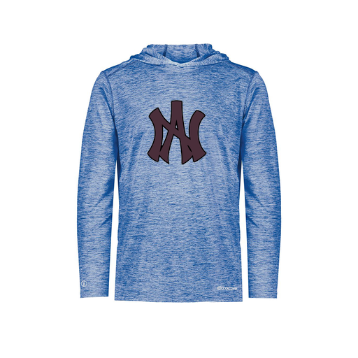 [FOLHCGRY-YS-LOGO2] Decker Youth Charge Hoodie (Youth S, Royal, Logo 2)