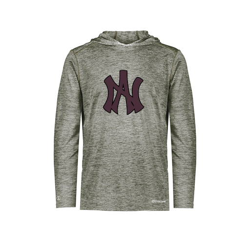 [FOLHCGGY-YS-LOGO2] Decker Youth Charge Hoodie (Youth S, Gray, Logo 2)