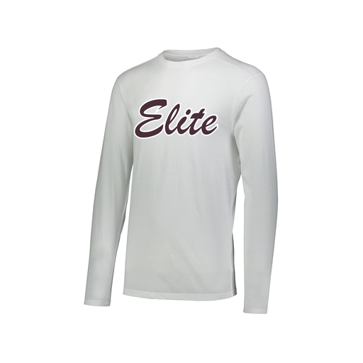 [FTLCUBWH-AXS-LOGO3] Decker Men's Tri-Blend T-Shirt - Long Sleeve (Adult XS, White, Logo 3)