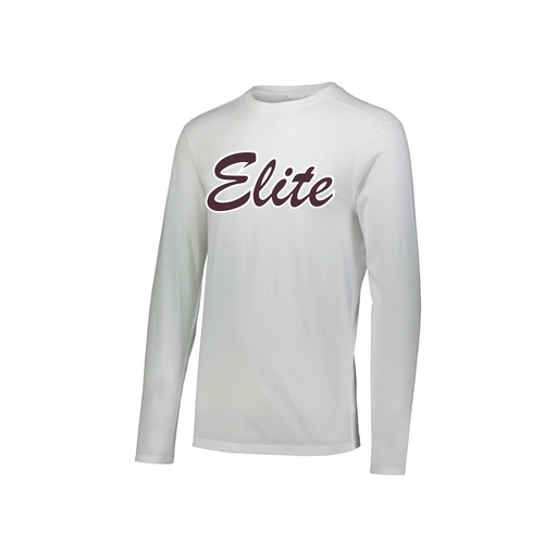 [3076.005.S-LOGO3] Youth LS Ultra-blend T-Shirt (Youth S, White, Logo 3)