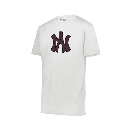 [222819.005.XXS-LOGO2] Youth Movement Dri Fit Shirt (Youth XXS, White, Logo 2)