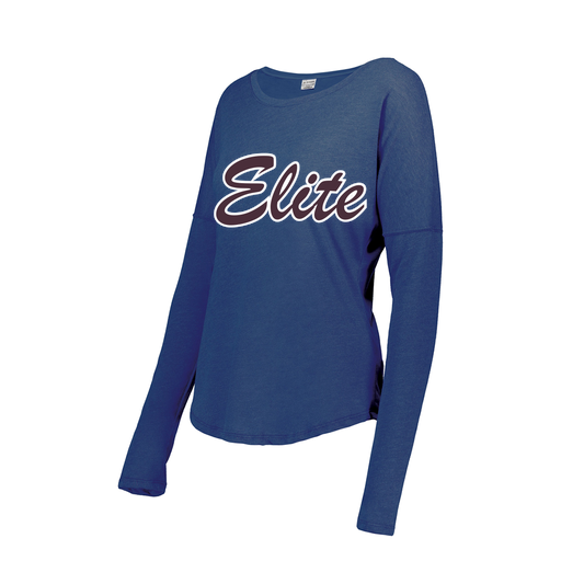 [3077.U55.XS-LOGO3] Ladies LS Ultra-blend T-Shirt (Female Adult XS, Royal, Logo 3)