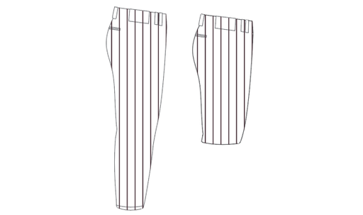 New Albany Elite - Pinstripe Pants